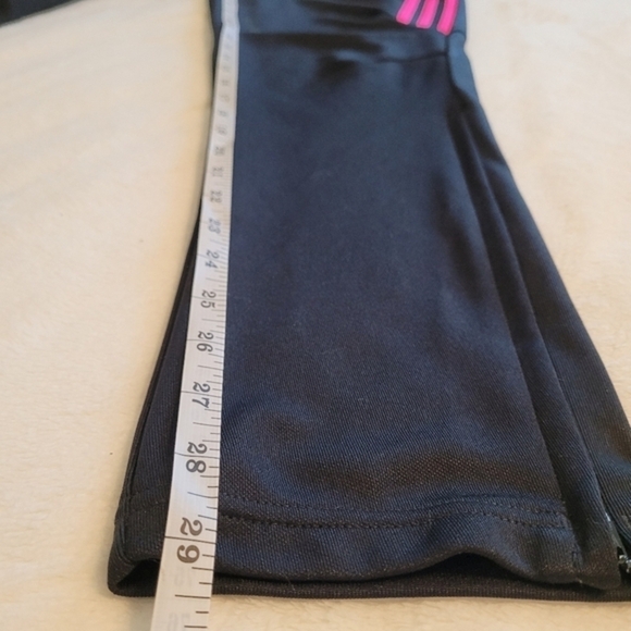 Adidas Climacool Athletic Track Pants‎ Black & Pink Youth Size Large - Picture 13 of 15